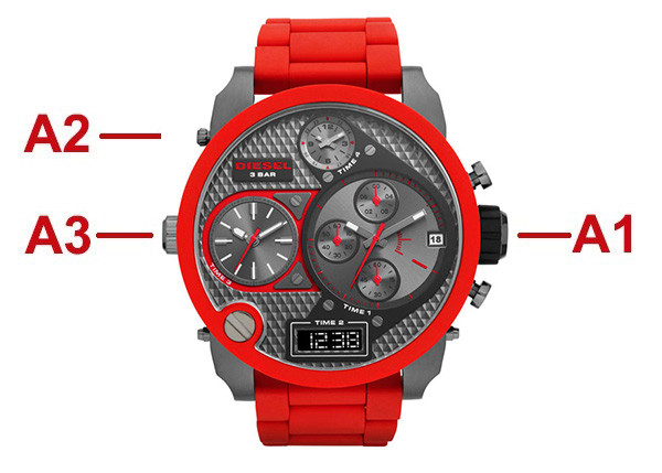 Головка для часов DZ7279-G014